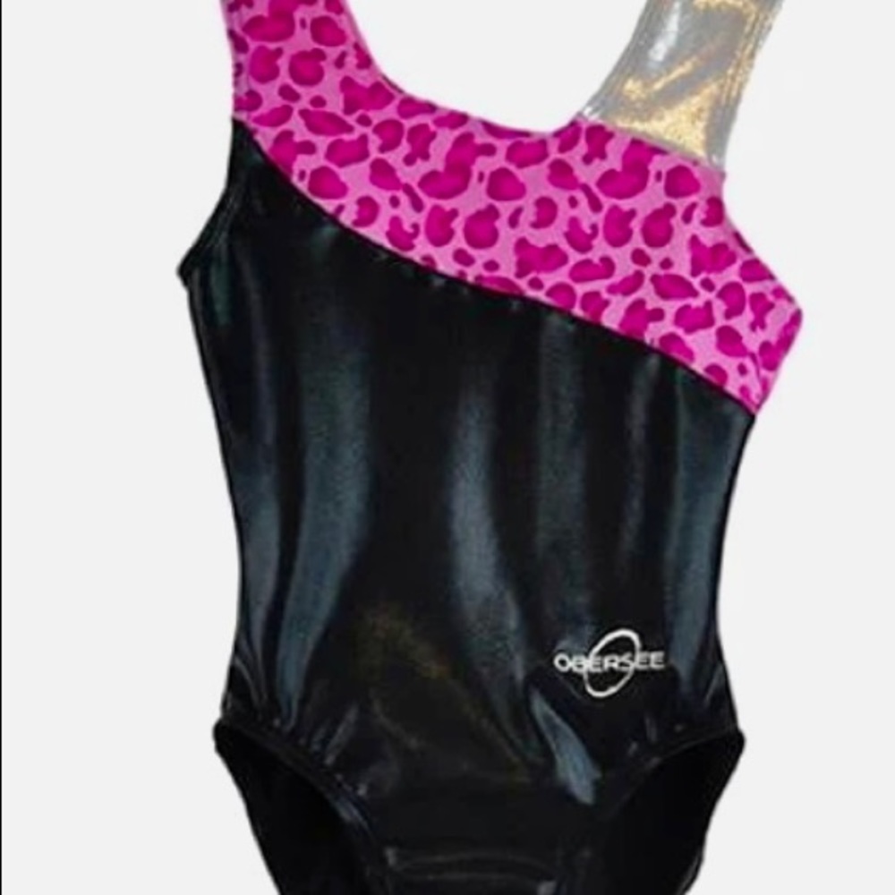 NWT Obersee Girls Gymnastics dance tumbling Leotard Dance Outfit size CXXS